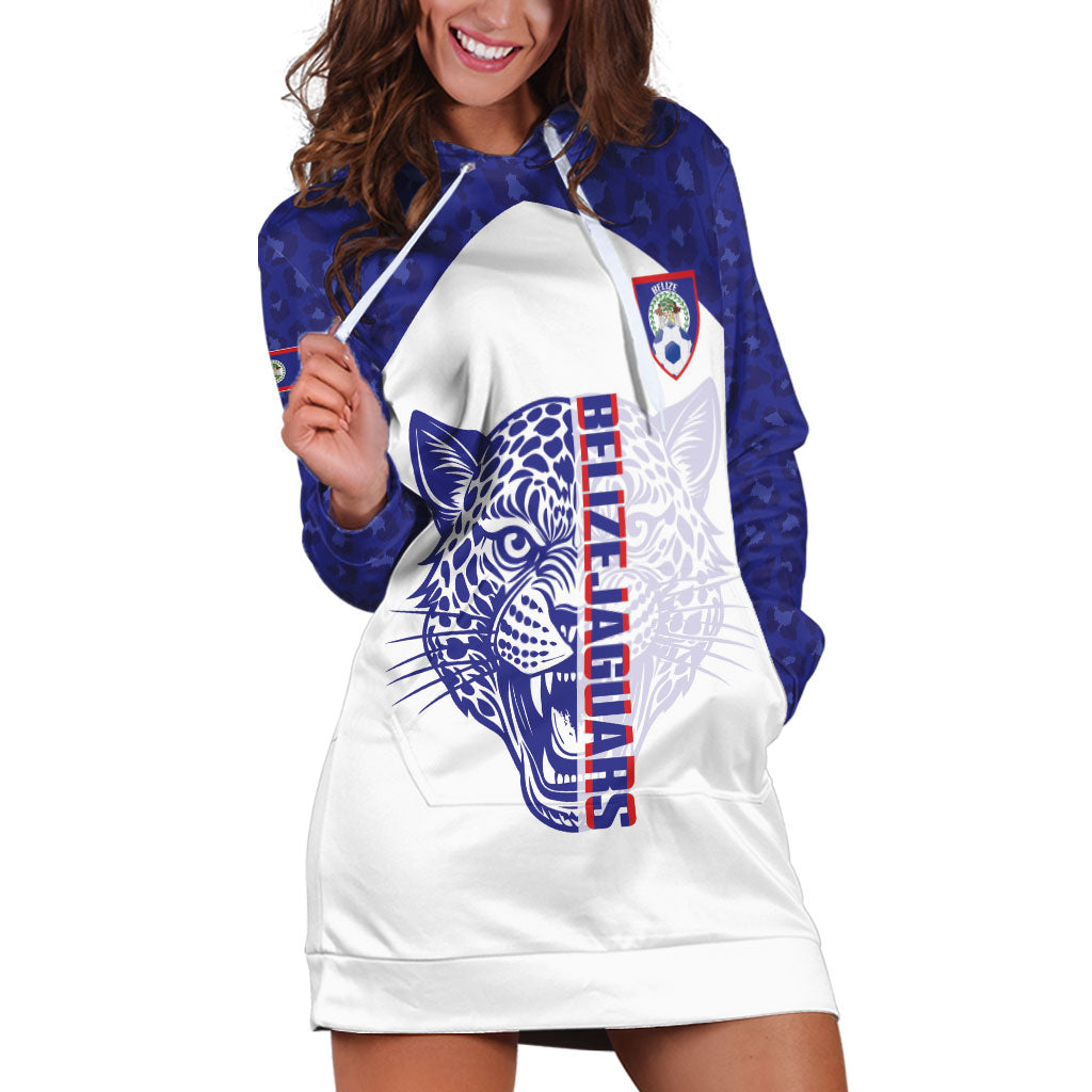 Belize Football 2026 Custom Hoodie Dress Go Jaguars