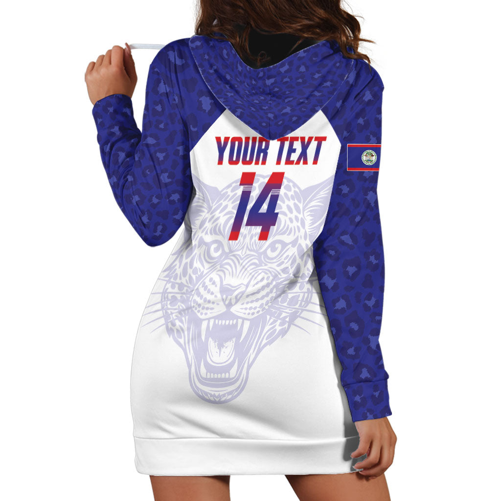 Belize Football 2026 Custom Hoodie Dress Go Jaguars