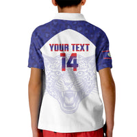 Belize Football 2026 Custom Kid Polo Shirt Go Jaguars