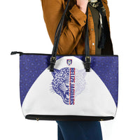 Belize Football 2026 Leather Tote Bag Go Jaguars