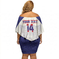 Belize Football 2026 Custom Off Shoulder Short Dress Go Jaguars