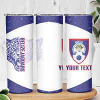 Belize Football 2026 Custom Skinny Tumbler Go Jaguars