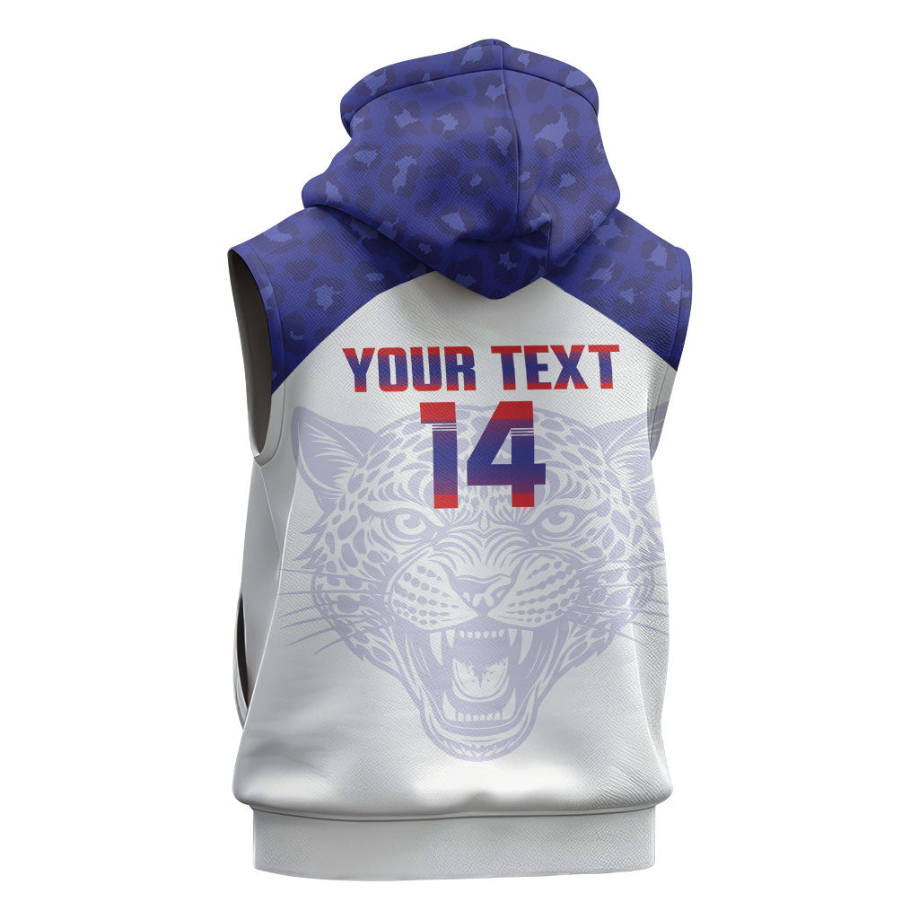 Belize Football 2026 Custom Sleeveless Hoodie Go Jaguars