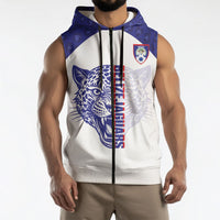 Belize Football 2026 Custom Sleeveless Zip Hoodie Go Jaguars