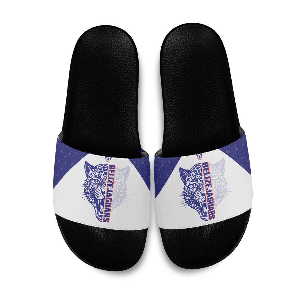 Belize Football 2026 Slide Sandals Go Jaguars