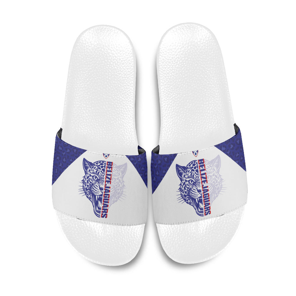 Belize Football 2026 Slide Sandals Go Jaguars