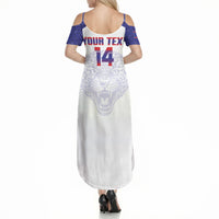 Belize Football 2026 Custom Summer Maxi Dress Go Jaguars