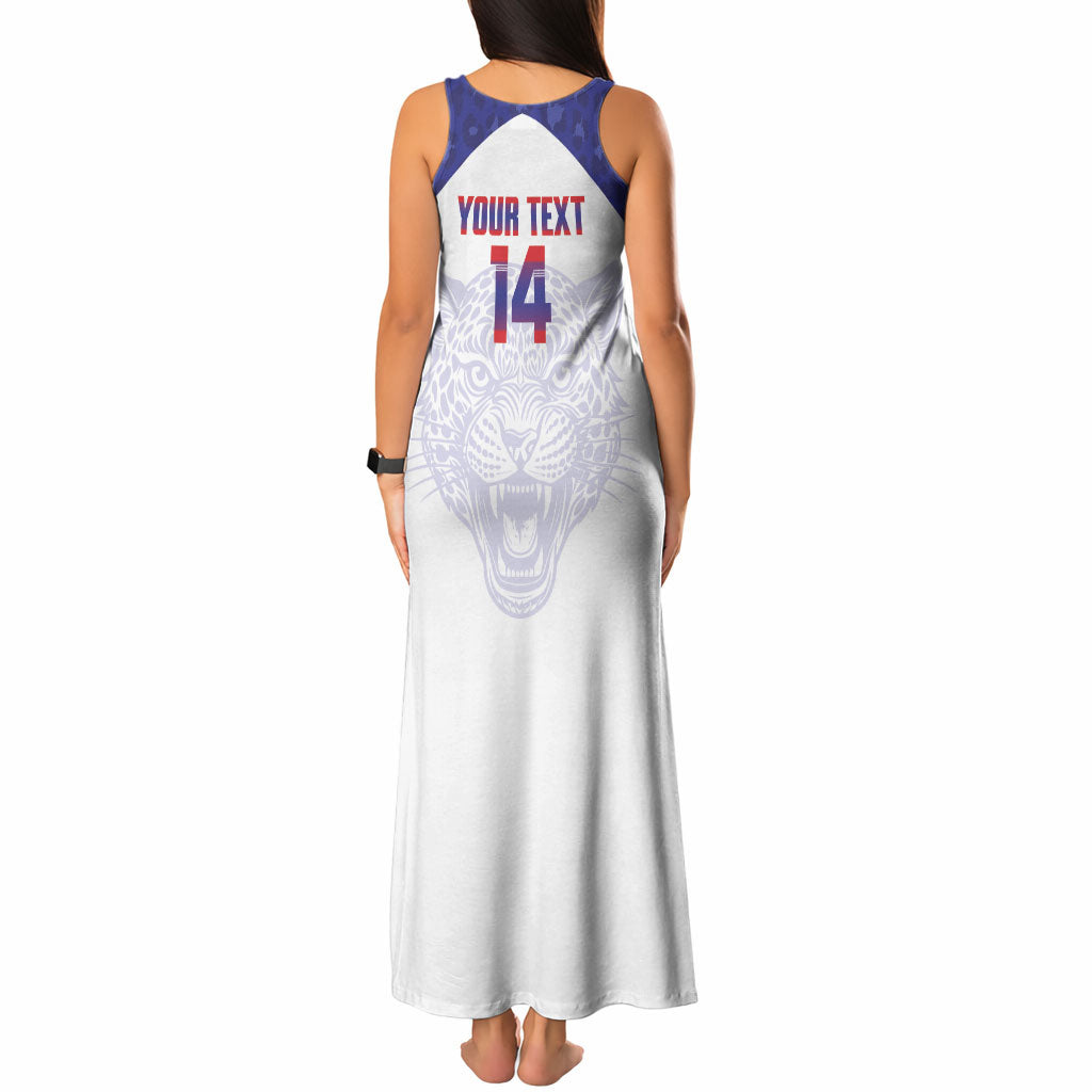 Belize Football 2026 Custom Tank Maxi Dress Go Jaguars