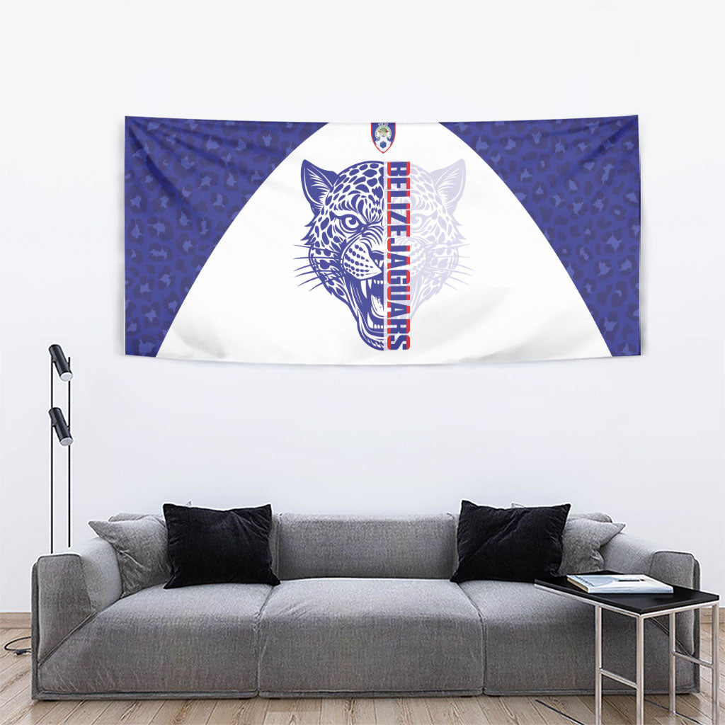Belize Football 2026 Tapestry Go Jaguars