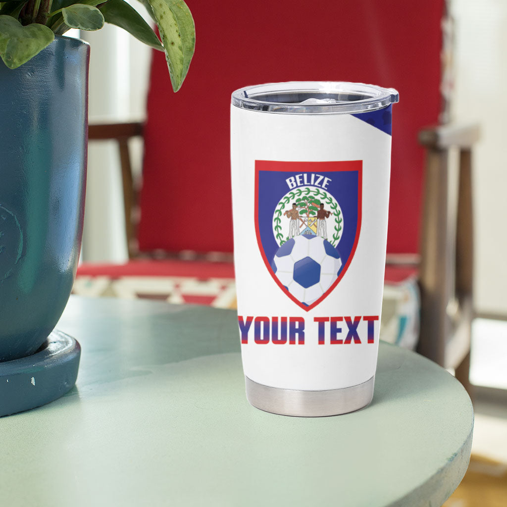 Belize Football 2026 Custom Tumbler Cup Go Jaguars