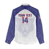 Belize Football 2026 Custom Women Casual Shirt Go Jaguars