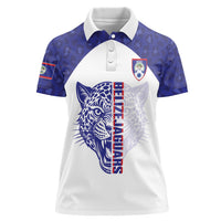 Belize Football 2026 Custom Women Polo Shirt Go Jaguars