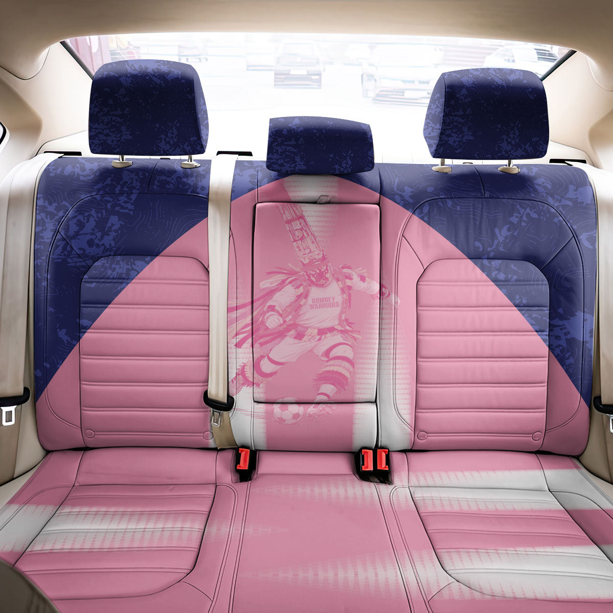 Bermuda Football 2026 Back Car Seat Cover Go Gombey Warriors