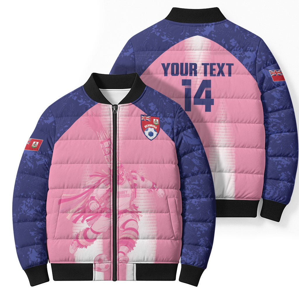 Bermuda Football 2026 Custom Bomber Puffer Jacket Go Gombey Warriors