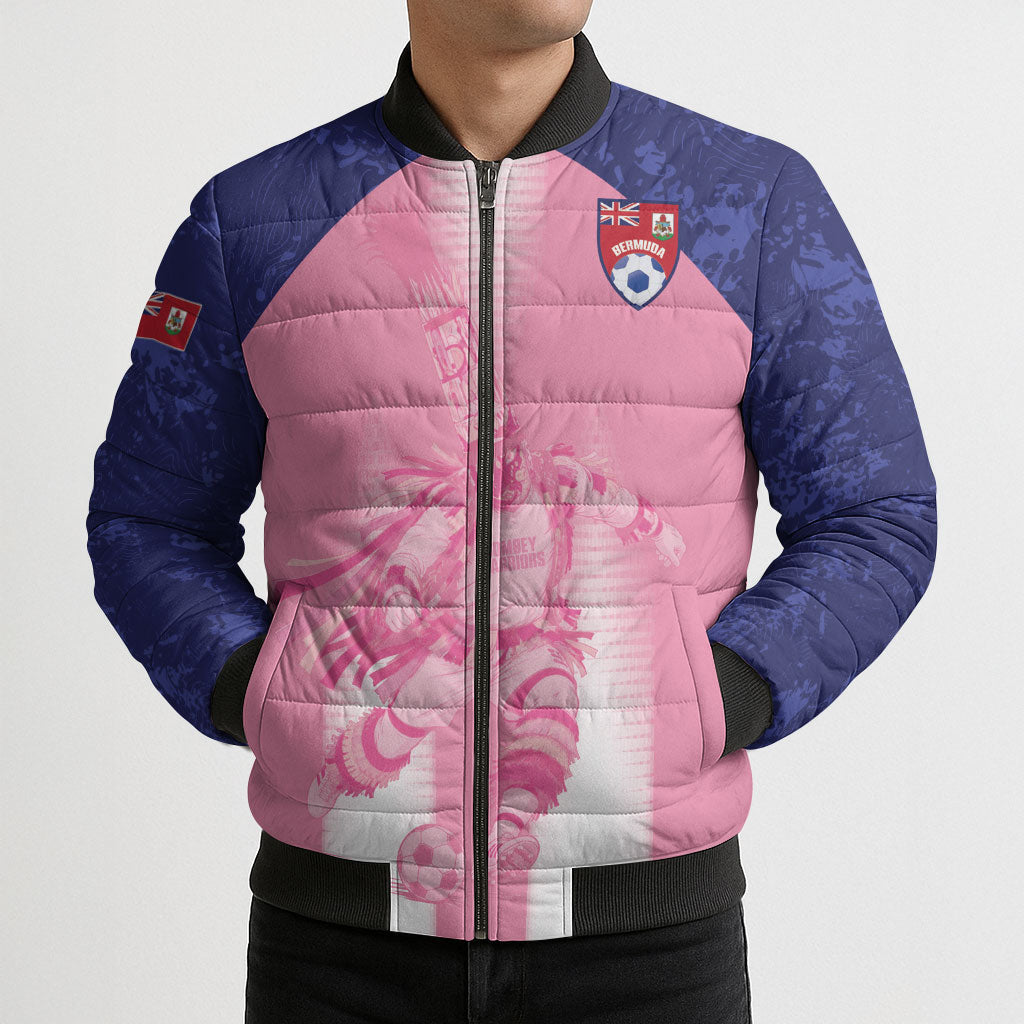 Bermuda Football 2026 Custom Bomber Puffer Jacket Go Gombey Warriors