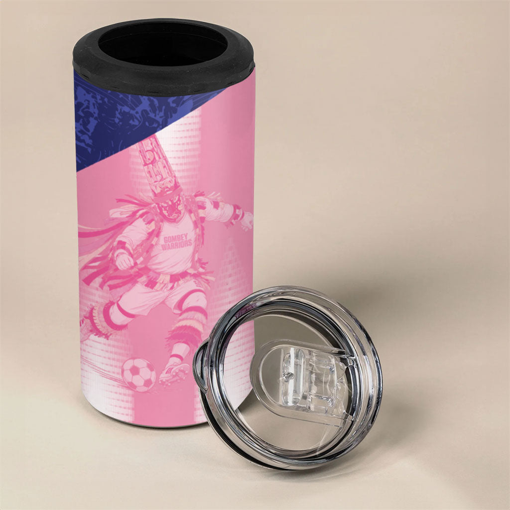 Bermuda Football 2026 Custom 4 in 1 Can Cooler Tumbler Go Gombey Warriors
