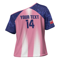 Bermuda Football 2026 Custom Cross Shoulder Shirt Go Gombey Warriors