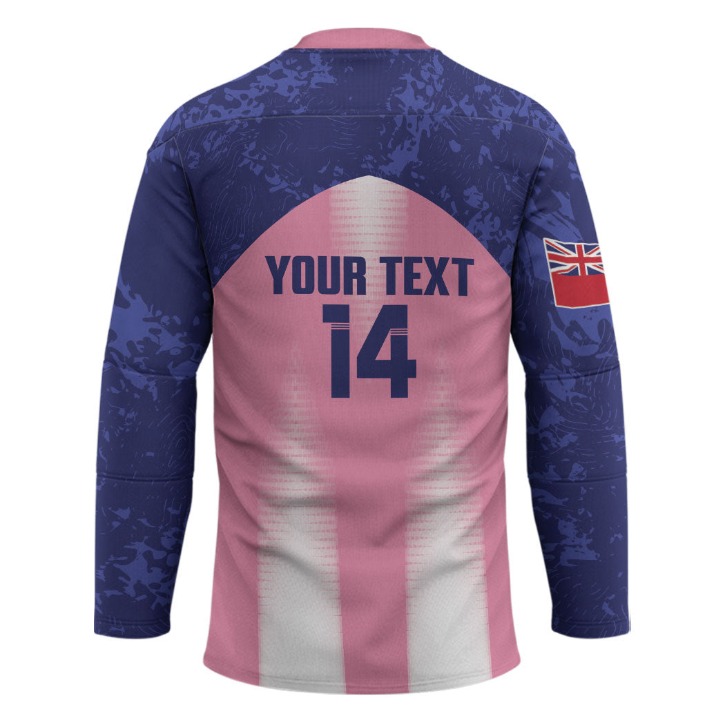 Bermuda Football 2026 Custom Hockey Jersey Go Gombey Warriors