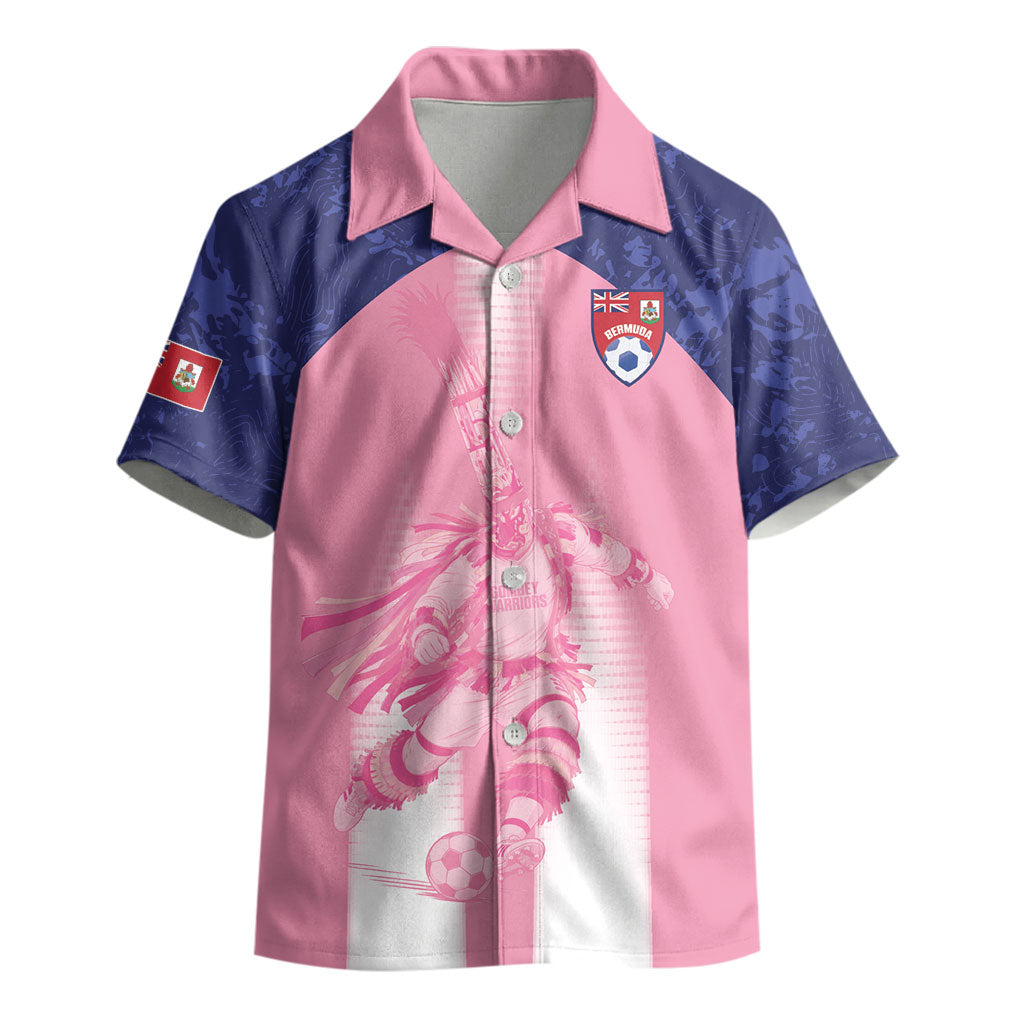 Bermuda Football 2026 Custom Kid Hawaiian Shirt Go Gombey Warriors