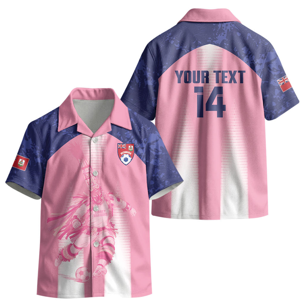 Bermuda Football 2026 Custom Kid Hawaiian Shirt Go Gombey Warriors