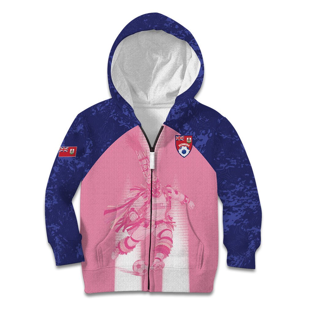 Bermuda Football 2026 Custom Kid Hoodie Go Gombey Warriors