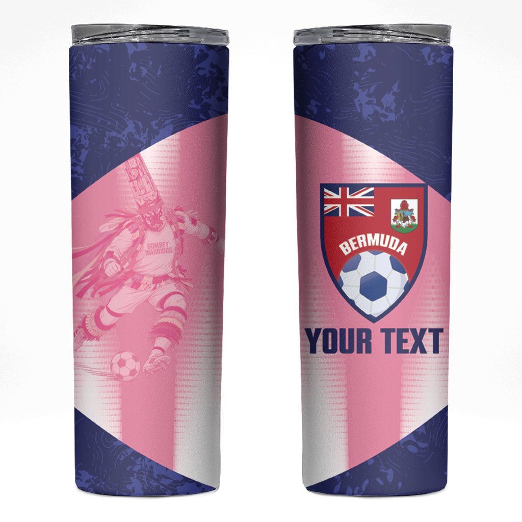 Bermuda Football 2026 Custom Skinny Tumbler Go Gombey Warriors