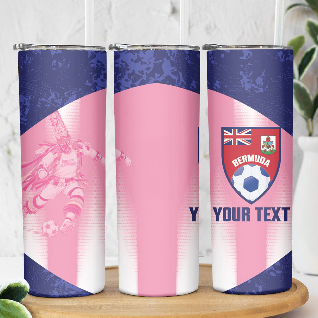 Bermuda Football 2026 Custom Skinny Tumbler Go Gombey Warriors