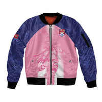 Bermuda Football 2026 Custom Sleeve Zip Bomber Jacket Go Gombey Warriors