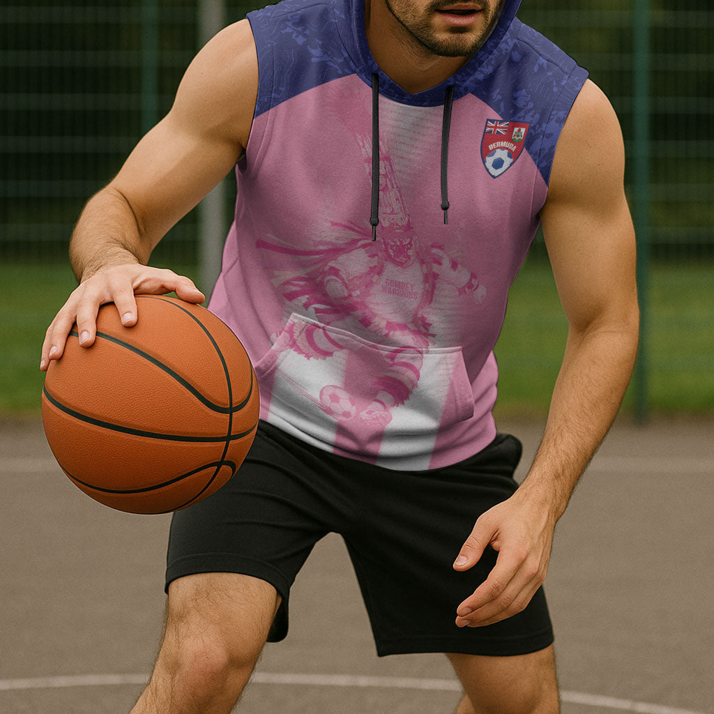 Bermuda Football 2026 Custom Sleeveless Hoodie Go Gombey Warriors