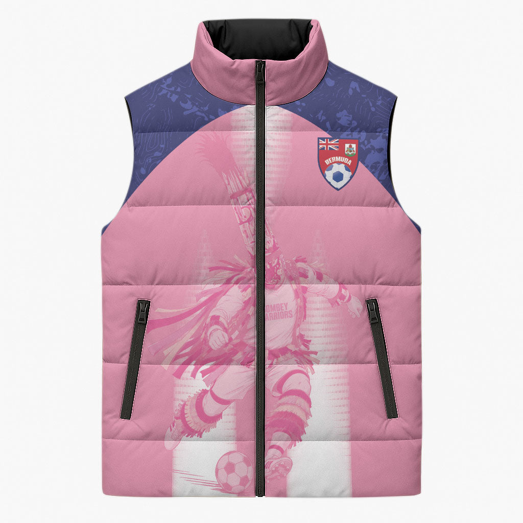 Bermuda Football 2026 Custom Sleeveless Puffer Jacket Go Gombey Warriors
