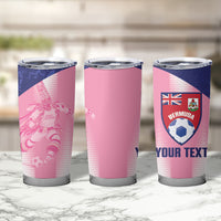 Bermuda Football 2026 Custom Tumbler Cup Go Gombey Warriors