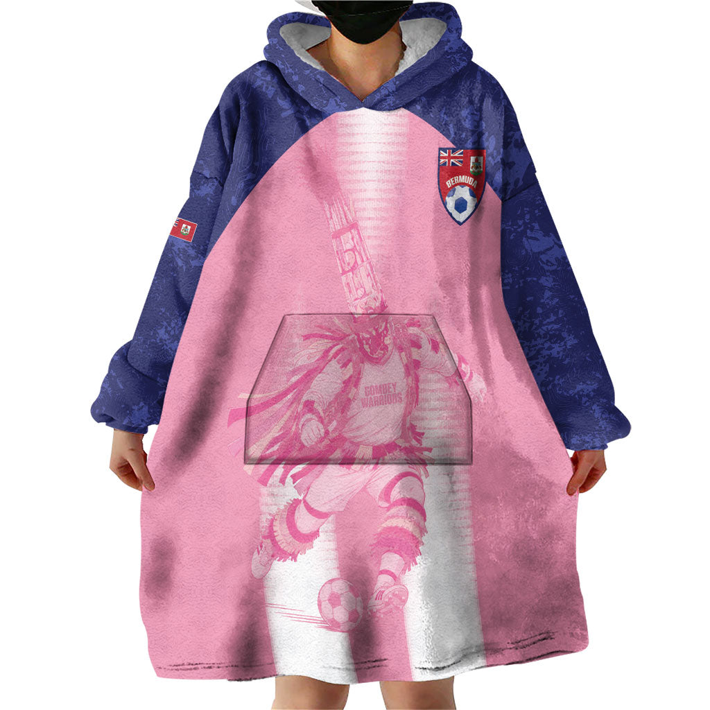 Bermuda Football 2026 Custom Wearable Blanket Hoodie Go Gombey Warriors