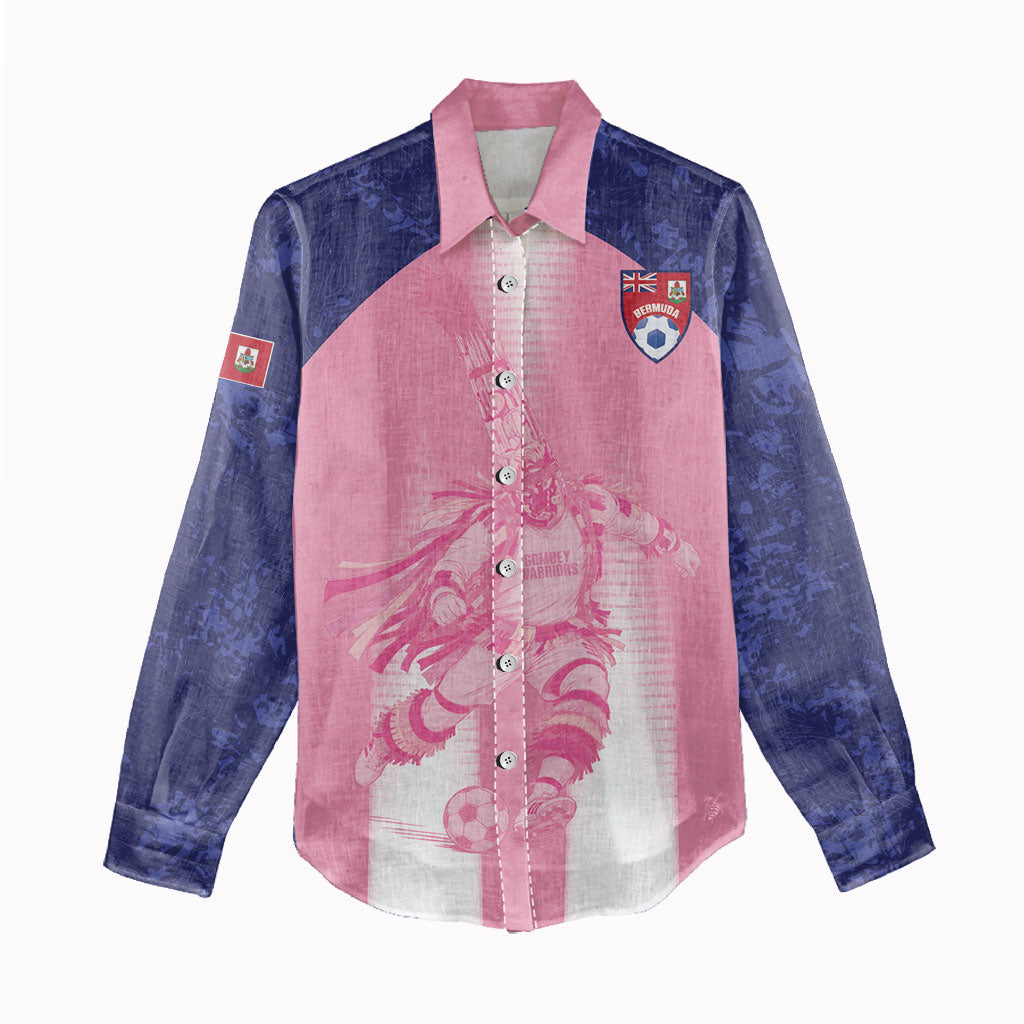 Bermuda Football 2026 Custom Women Casual Shirt Go Gombey Warriors