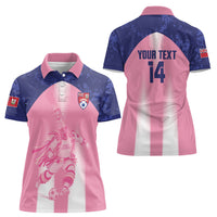 Bermuda Football 2026 Custom Women Polo Shirt Go Gombey Warriors