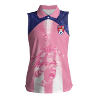 Bermuda Football 2026 Custom Women Sleeveless Polo Shirt Go Gombey Warriors