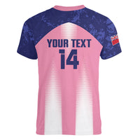 Bermuda Football 2026 Custom Women V-Neck T-Shirt Go Gombey Warriors