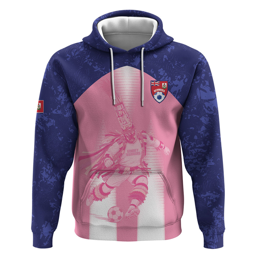 Bermuda Football 2026 Custom Zip Hoodie Go Gombey Warriors