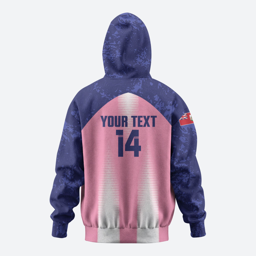 Bermuda Football 2026 Custom Zip Hoodie Go Gombey Warriors