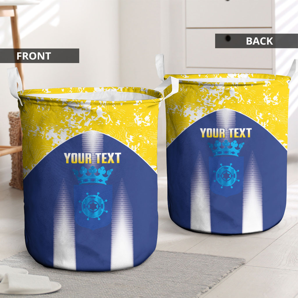 Bonaire Football 2026 Custom Laundry Basket Coat Of Arms Sporty Style