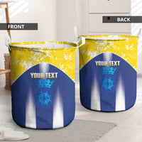 Bonaire Football 2026 Custom Laundry Basket Coat Of Arms Sporty Style
