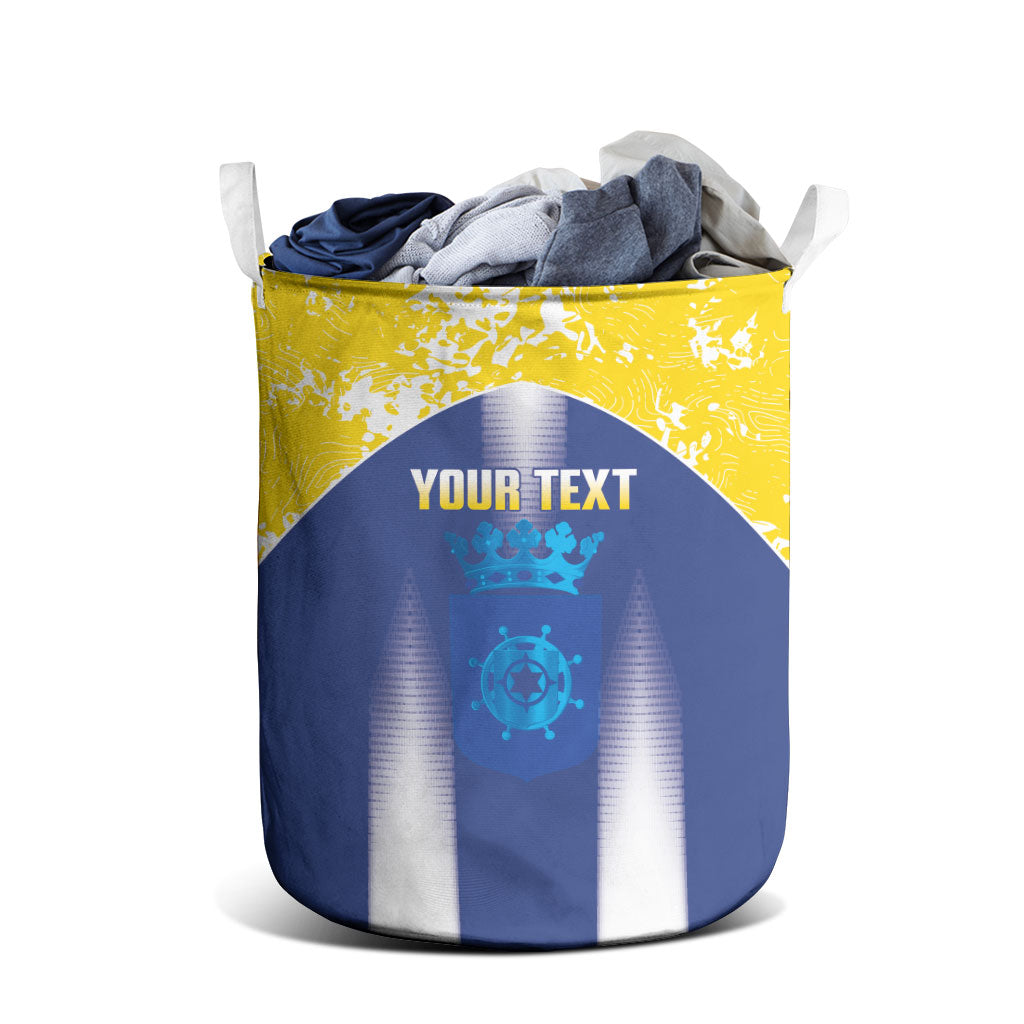 Bonaire Football 2026 Custom Laundry Basket Coat Of Arms Sporty Style