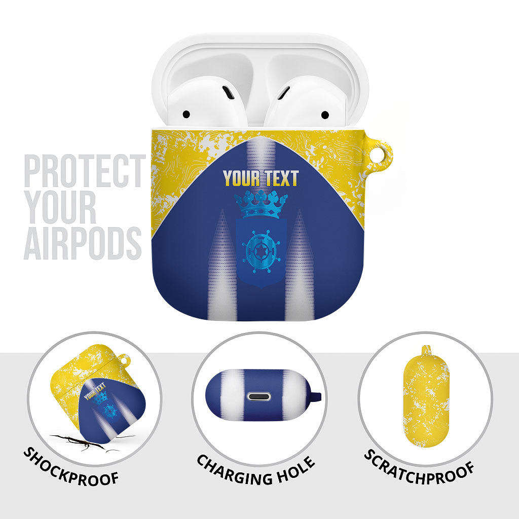 Bonaire Football 2026 Custom AirPods Case Coat Of Arms Sporty Style