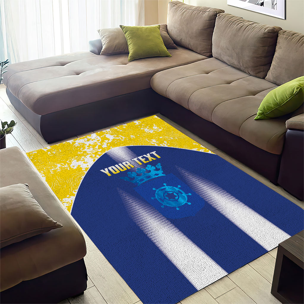 Bonaire Football 2026 Custom Area Rug Coat Of Arms Sporty Style