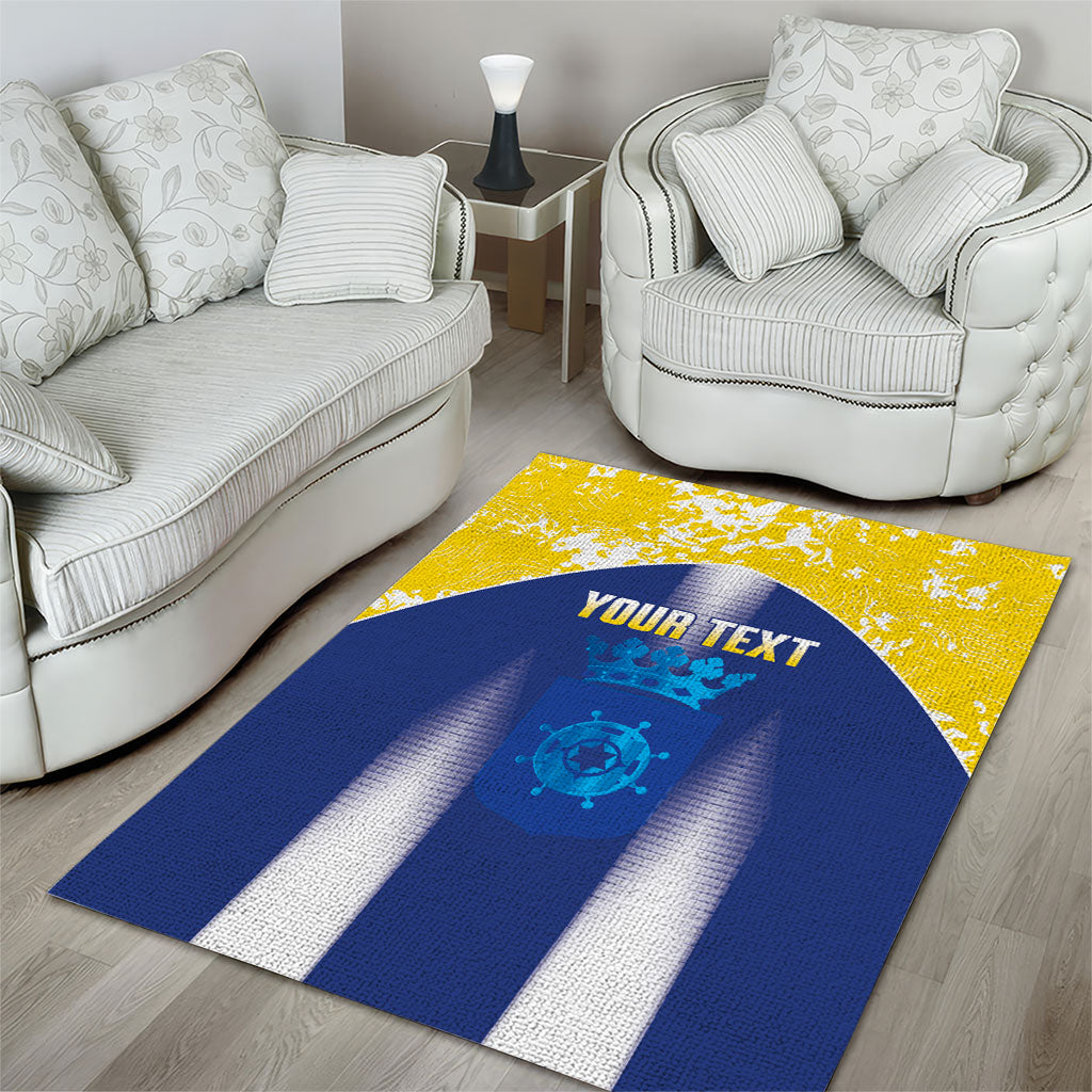 Bonaire Football 2026 Custom Area Rug Coat Of Arms Sporty Style