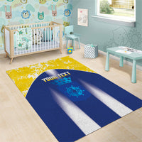 Bonaire Football 2026 Custom Area Rug Coat Of Arms Sporty Style
