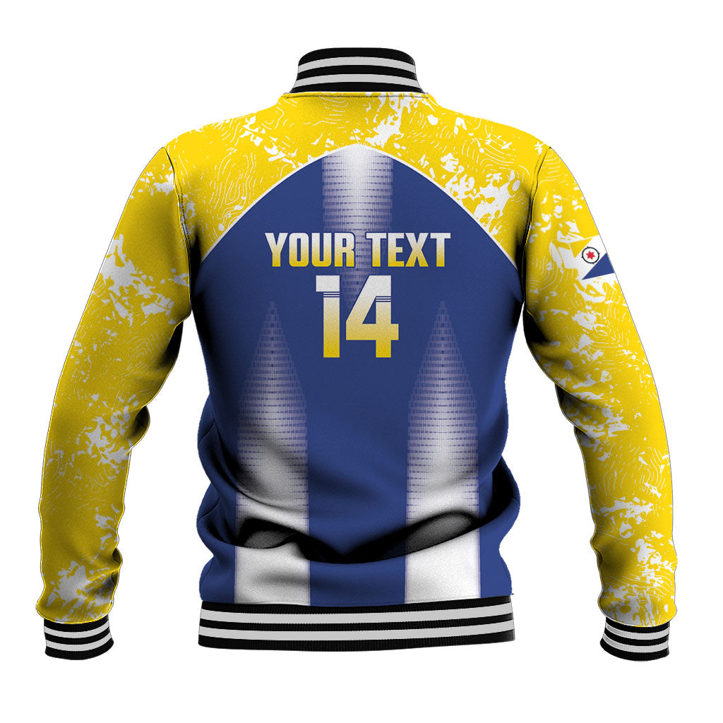 Bonaire Football 2026 Custom Baseball Jacket Coat Of Arms Sporty Style