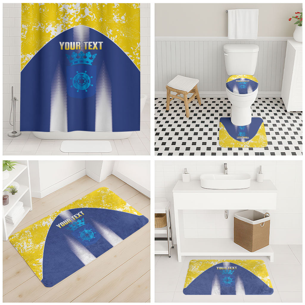 Bonaire Football 2026 Custom Bathroom Set Coat Of Arms Sporty Style