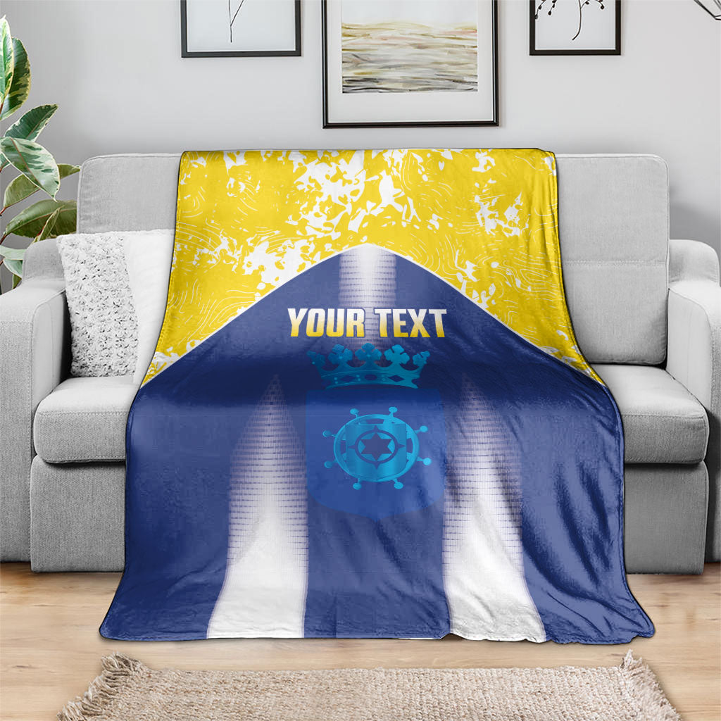 Bonaire Football 2026 Custom Blanket Coat Of Arms Sporty Style