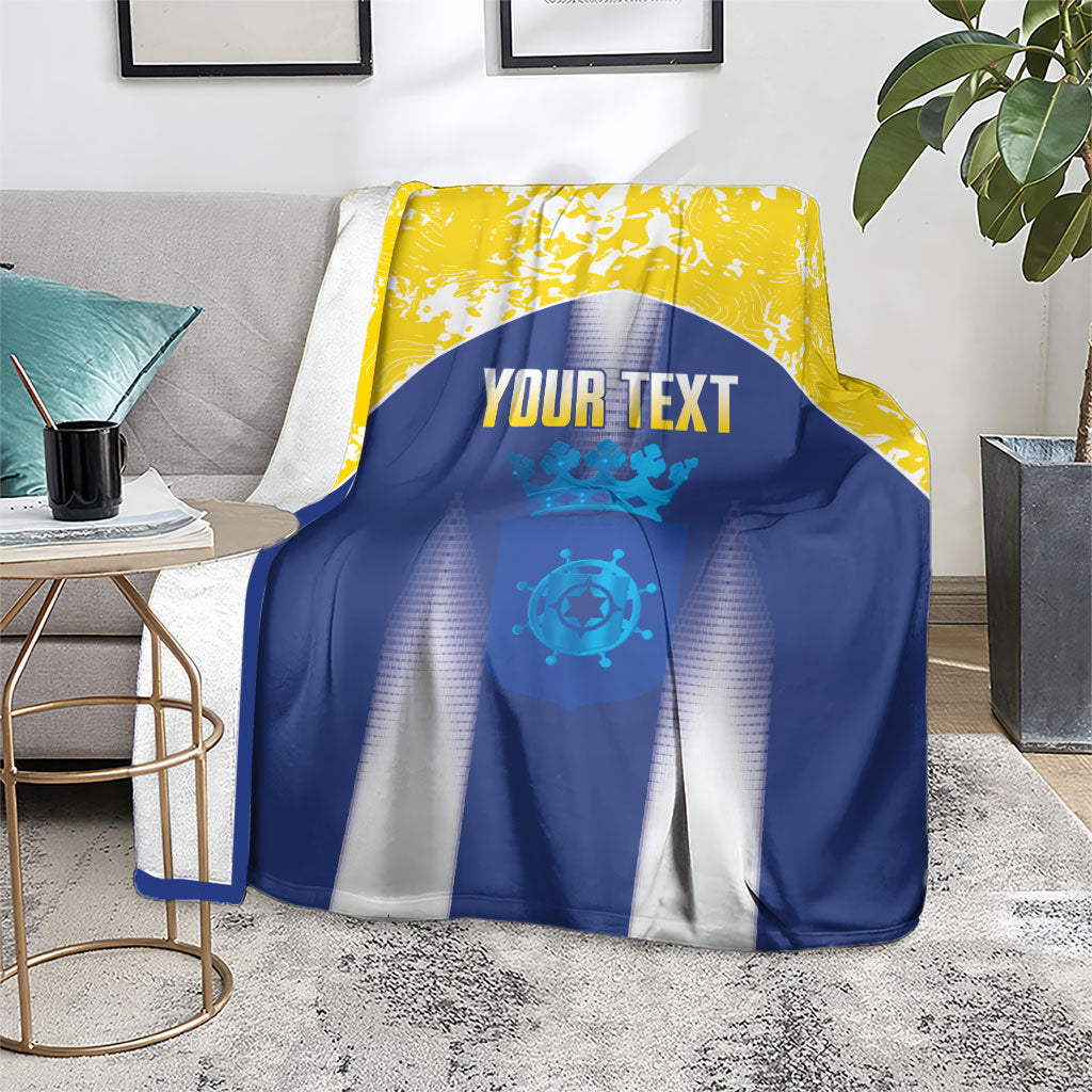 Bonaire Football 2026 Custom Blanket Coat Of Arms Sporty Style