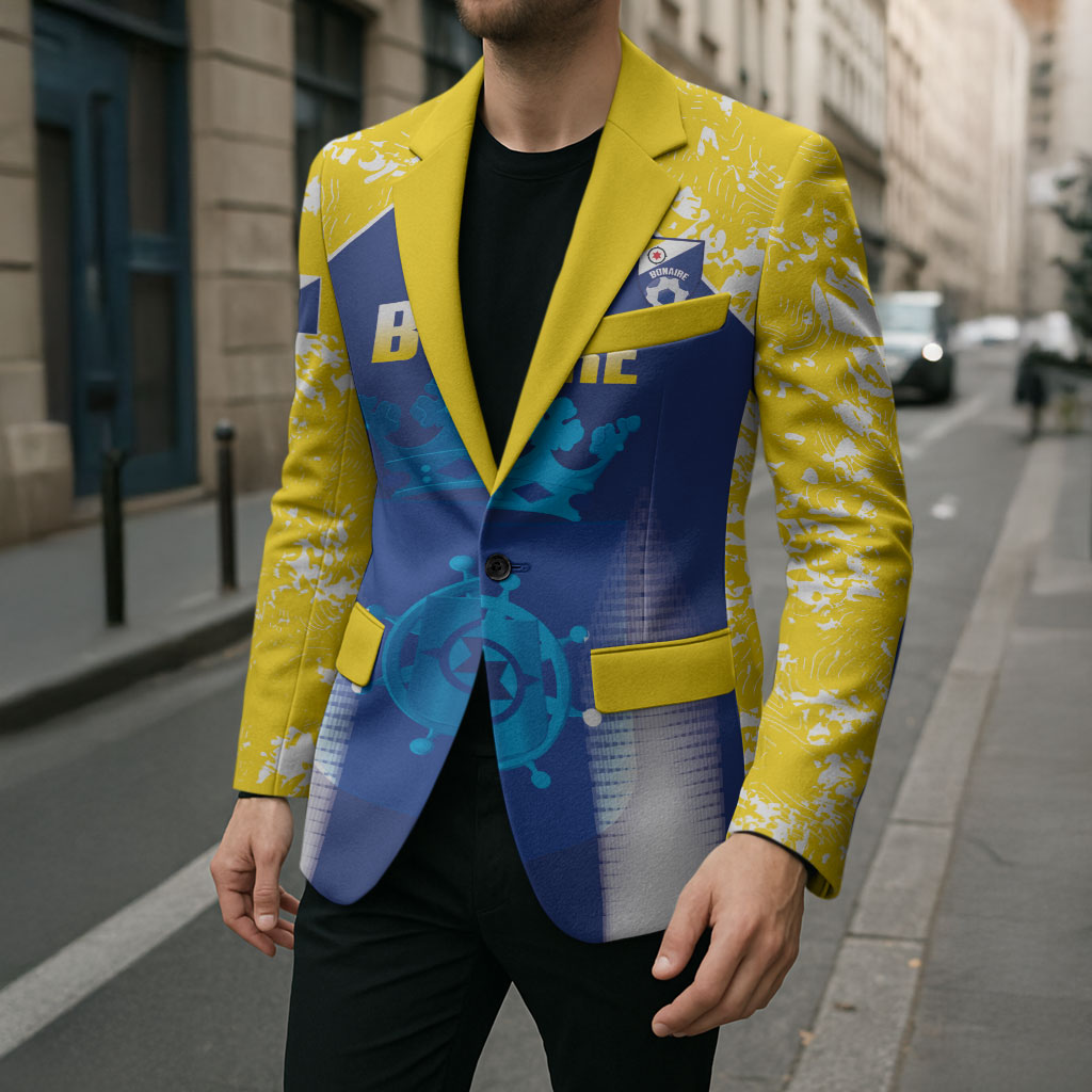 Bonaire Football 2026 Custom Blazer Coat Of Arms Sporty Style